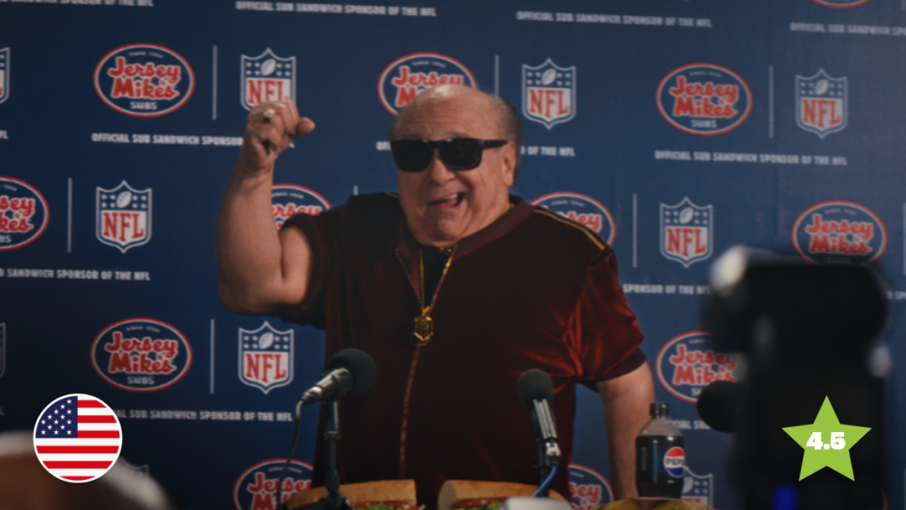 Danny DeVito, Quarterback? Jersey Mike’s Makes the Impossible Happen